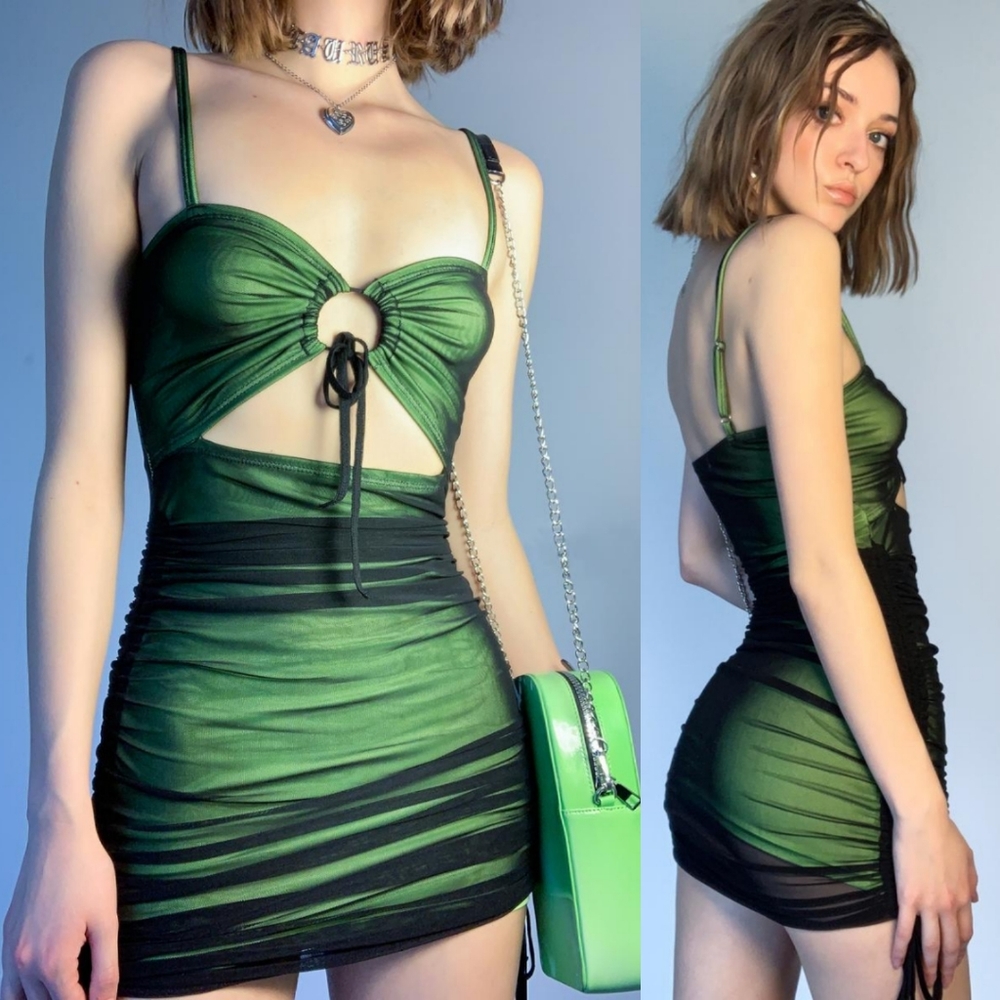 NEW Horoscopez × Dolls Kill More Than Friends Mesh Dress